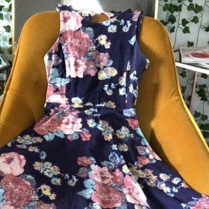 Floral Skater Dress